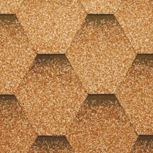 Гибкая черепица Roofshield (Россия), коллекция СТАНДАРТ КЛАССИК, песочный